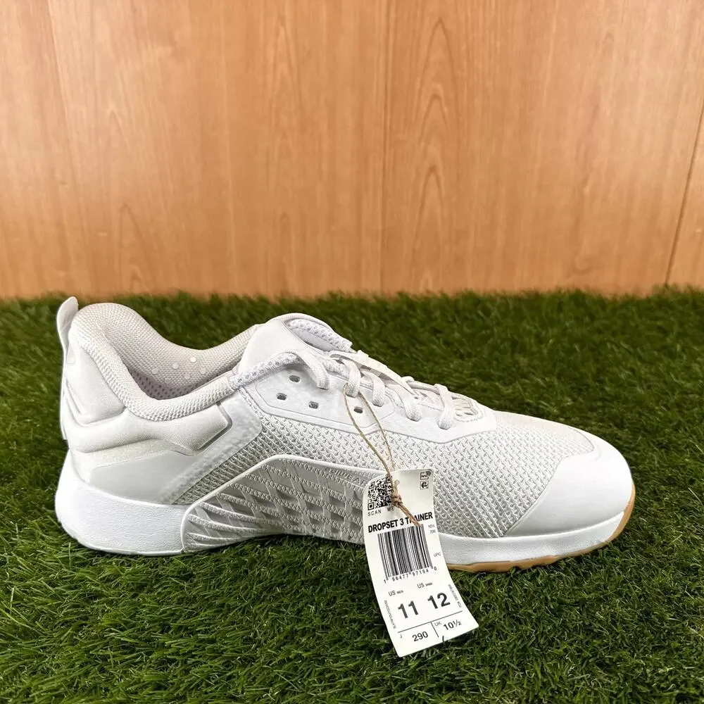 adidas Dropset 3 White Gum Training Shoes ID8628 Men's Size 11
